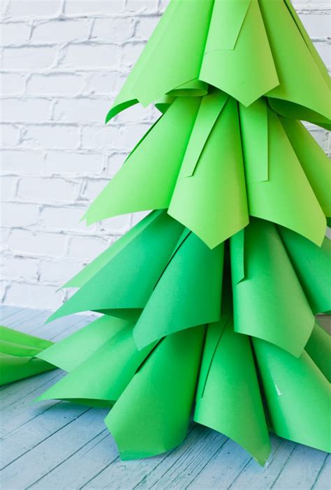 Diy To Try Paper Christmas Tree Ohoh Blog