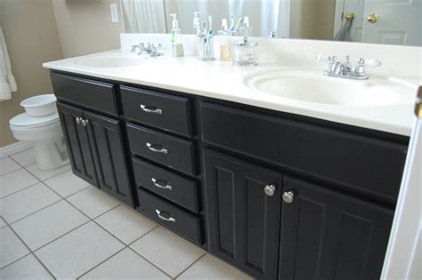 Bathroom appearance should be supported by the you can have white wall and black cabinet. marvelous-black-bathroom-vanities-with-large-vanity ...