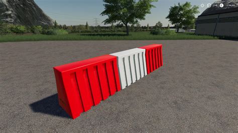 Fs Plastic Road Barrier Pack V Farming Simulator Mods Club