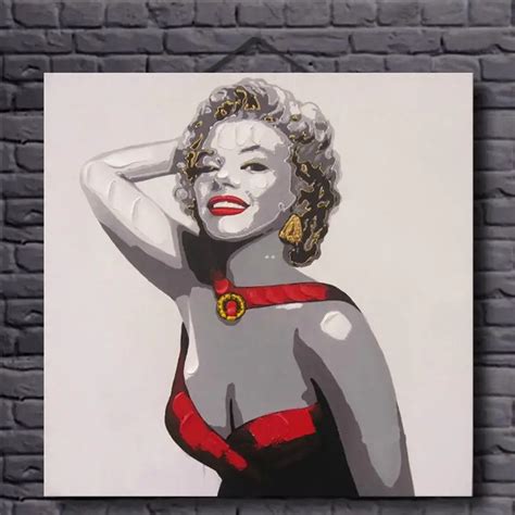 Buy Sexy Marilyn Monroe Home Decor Canvas Wall Pictures Hand Painted Modern