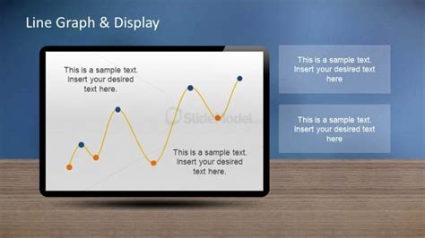 Powerpoint Line Chart With Editable Points Slidemodel