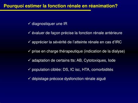 Ppt Évaluation De La Fonction RÉnale Powerpoint Presentation Free