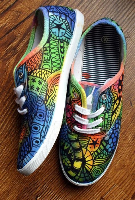 Darker colors will not show up. 98 best sharpie shoe designs images on Pinterest | Painted ...