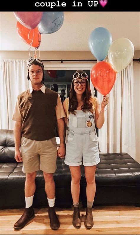 Up Movie Cute Couple Halloween Costumes Funny Couple Halloween
