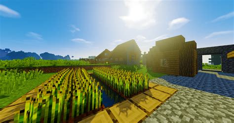 Minecraft Shaders Video Games Screen Shot Pc Gaming Video Game