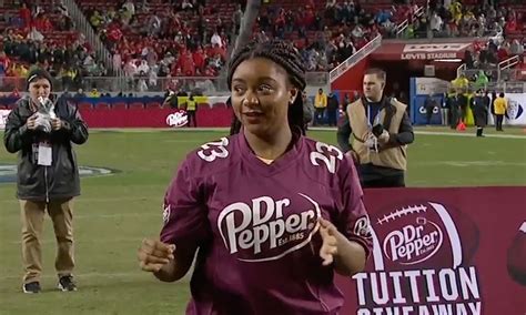 Overhand Thrower Wins Dr Pepper Challenge Becomes Football Hero