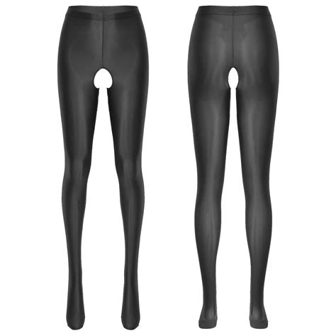 women s sexy sheer oil shiny glossy pantyhose tights stocking ultra thin hosiery ebay