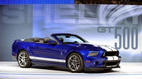 Ford Announces 2013 Shelby Gt500 Convertible