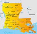 Louisiana Map - Guide of the World