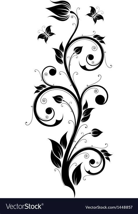 Floral Design Ornament Royalty Free Vector Image
