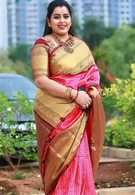 Pin By Love On Aunties In 2023 Indian Beauty Saree Beautiful Curvy