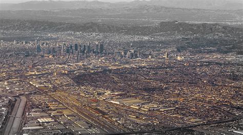 Hd Wallpaper Aerial Photography Downtown Los Angeles Aerial Photo Of