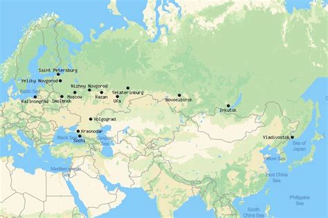 15 Best Cities To Visit In Russia Map Touropia