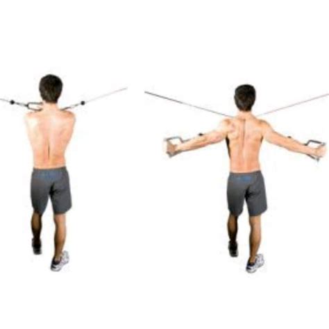 Back Cable Crossover Fly Exercise How To Workout Trainer By Skimble