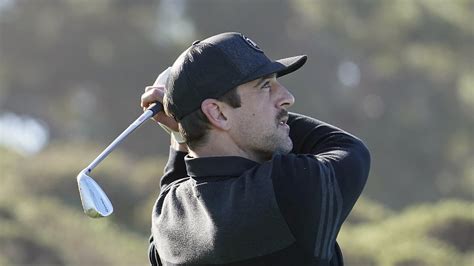 Aaron Rodgers Plays Golf In Pebble Beach National Pro Am Tournament