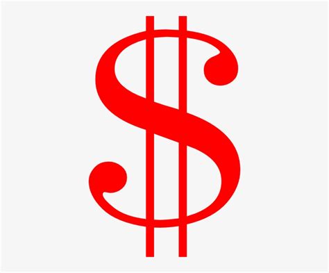 Red Dollar Sign Png Free Transparent Png Download Pngkey