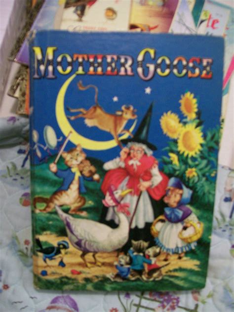 1950 Mother Goose Fairy Stories Book Circa By Fabvintageestates