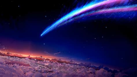 Wallpaper Night Anime Planet Sky Earth Your Name