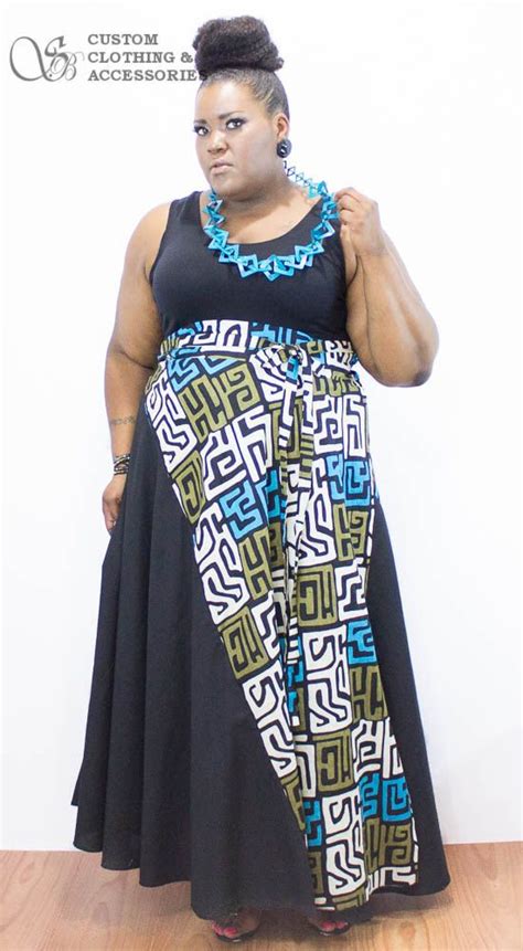 African Print Maxi Skirt Women Plus Size High Waist Plus Etsy