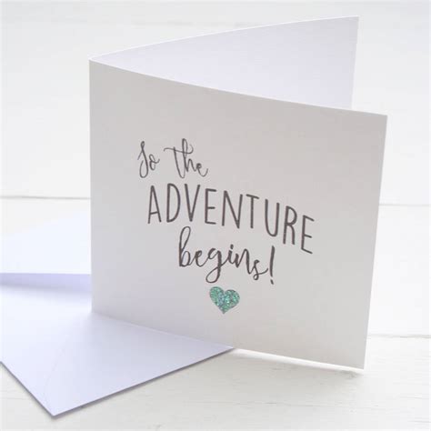 So The Adventure Begins Card By Juliet Reeves Designs