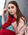LILY COLLINS on the Set of a Photoshoot, February 2019 – HawtCelebs