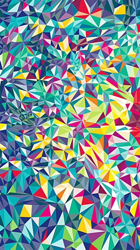 Colorful Kaleidoscope Pattern Wallpaper Free Iphone