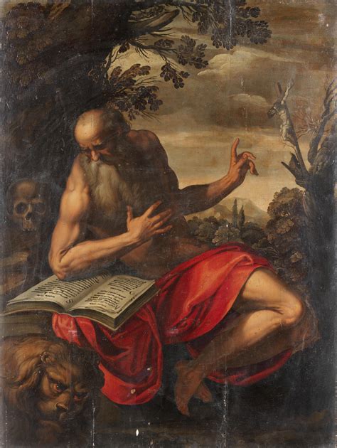 Bonhams : Netherlandish School, circa 1600 Saint Jerome in the
