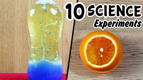 Amazing Science Experiments That You Can Do At Home Cool