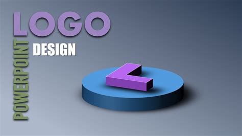 Powerpoint Tutorial How To Design 3d Logo In Power Point Logo Ideas