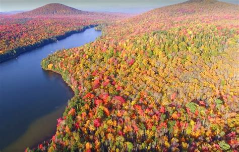 Watch Stunning Drone Footage Of Vermont Foliage