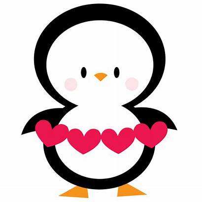 Penguin Clipart Penguins Valentine Clip Valentines Hearts