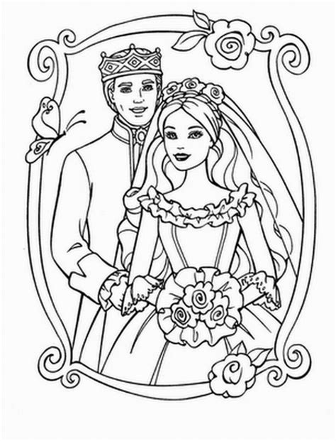 Free printable barbie princess dress up colouring book pages for girls. Get This Simple Barbie Coloring Pages to Print for ...