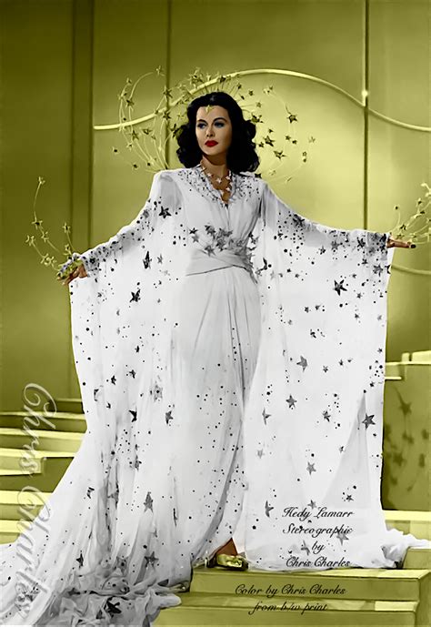 Hedy Lamarr Color Stereographic Restoration By Chris Charles From B W