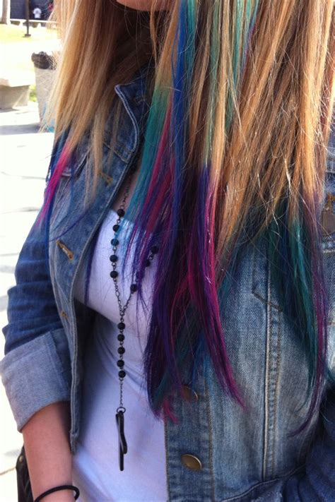 Dyed Tips Tumblr Its A Hair Day Pinterest Follow