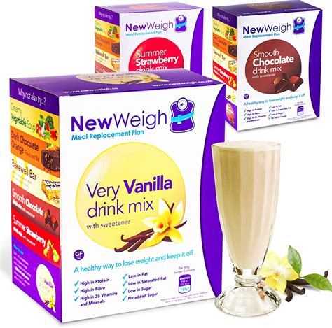 Meal Replacement Weight Loss Shake Delicious Very Vanilla High Protein Diet Shake Powder High