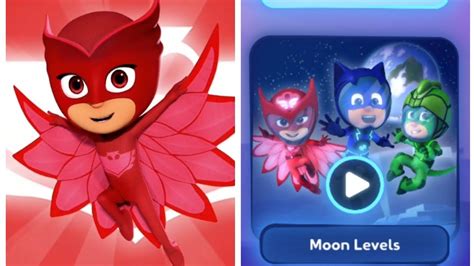Game Pj Masks Moonlight Heroes Owlette Tries The Moon Levels Youtube