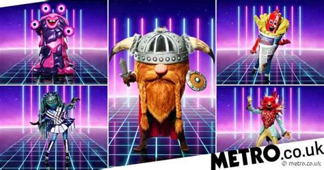 The Masked Singer Uk Reveals First Look At Wacky Celebrity Costumes Ranging From Sausage To