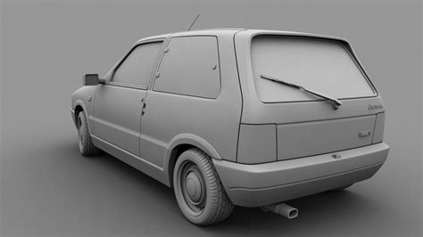 3d Model Of Fiat Uno Turbo