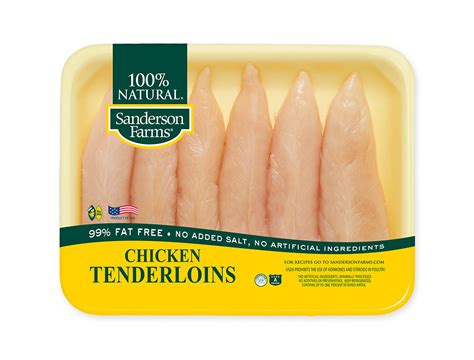 In comparison a 4 ounce raw boneless chicken breast is about the size of a deck of cards. Chicken Tenderloins | Sanderson Farms
