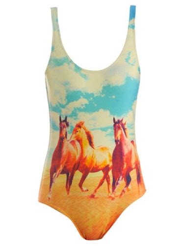 Equestrian Inspired Pieces We Are Handsome Swimsuit Camo Prom Summer