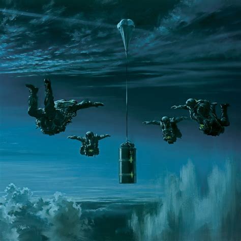 Halo Night Insertion Military Artist Stuart Brown Military