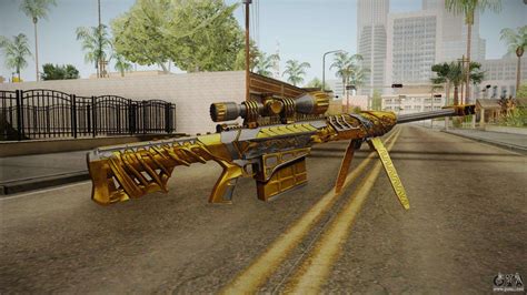 Cross Fire M82a1 Born Beast Noble Gold For Gta San Andreas