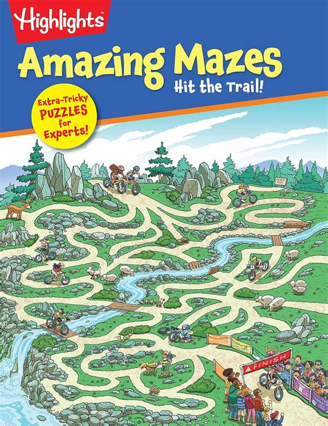 Hit The Trail Highlights™ Amazing Mazes Highlights 9781629791975 Books