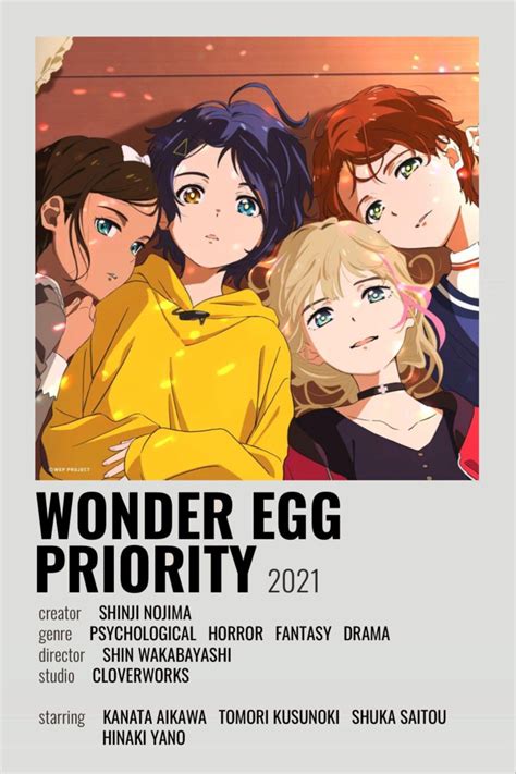 Wonder Egg Priority In 2021 Anime Titles Anime Canvas Anime