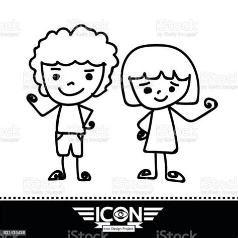 Hand Drawn Kid Stock Illustration Download Image Now Istock