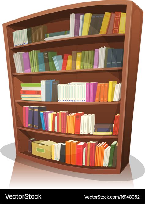 Cartoon Picture Of A Bookcase Img Ultra