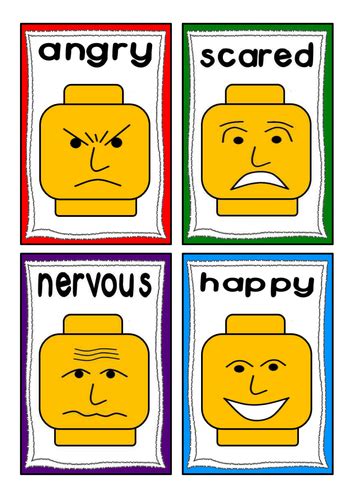 Emotions Feelings Teaching Resources Ks1 Ks2 Behaviour Display Lego