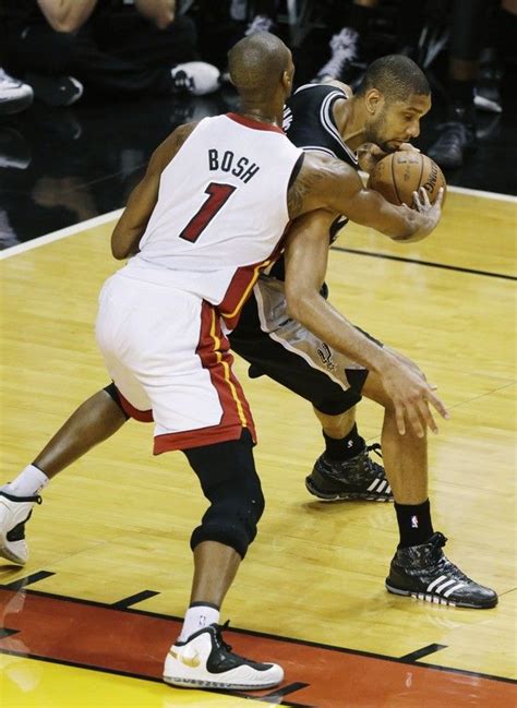 Chris Bosh With The Aggressive Defensive Effort In Game 7 Of The 2013