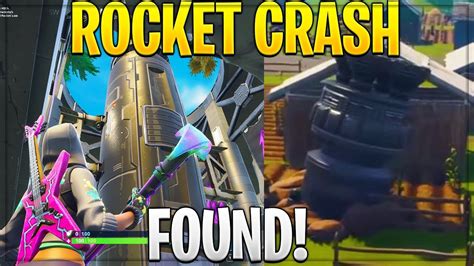 Fortnite Rocket Crash In Game New Update Leak Must See Youtube