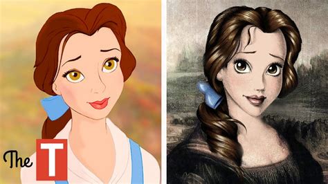 10 disney princesses reimagined in classical art